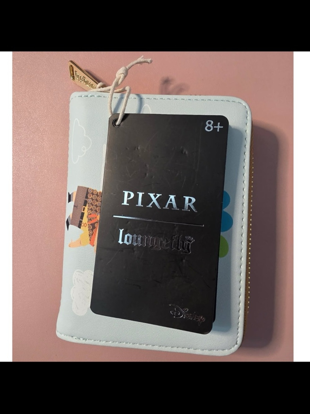 NWT Loungefly Disney Pixar Up Russell Heart Balloons Accordion Wallet - Picture 8 of 9